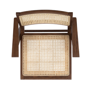 Silla de Comedor de Teca Hecha a Medida, Asientos Modernos de Madera para Restaurante, Proveedor de Exportación de Muebles OEM ODM - Product Image 6
