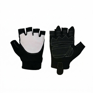 Guantes Deportivos Transpirables de Medio Dedo con Soporte para Muñeca, de Poliéster, para Mujeres y Hombres, para Entrenamiento y Levantamiento de Pesas - Product Image 4