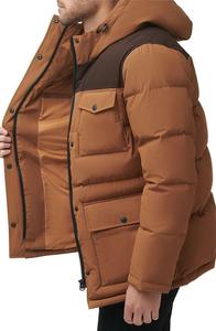 Chaqueta Parka Larga Impermeable de Lona con Cola de Pez OEM, Abrigo Estándar de Invierno con Capucha de Piel Sintética, Venta Directa de Fábrica, Precio al por Mayor - Product Image 3