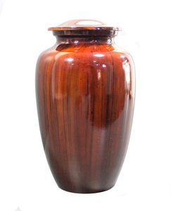 Classical Teardrop Rosewood Urn Airtight <b>Dog</b> Pet Memorial Vase - Product Image 2