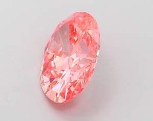 Diamant CVD rose vif fantaisie de forme ovale de luxe de 2,28 carats, clarté VVS2, polissage excellent, diamant non monté pour bijoux - Product Image 2