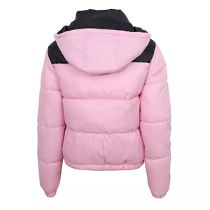 Boys and Girls Hooded Winter Bomber Coats Candy-Colored Puffy Jacket in Polyester <b>Bubble</b> Design for <b>kids</b> puffer jacket - Product Image 2