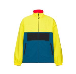 Chaqueta Cortavientos Ligera de Nailon con Apliques Impresos Personalizados de Fábrica, Bolsillos Delanteros, Ajuste Casual, Chaquetas para Correr y Trotar para Hombre - Product Image 1