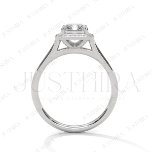 High Demand Affordable VVS Radiant Cut Diamond Ring Women Ideal for Daily Wear Gifts and Fashion Accessories Available for Sale - Product Image 4