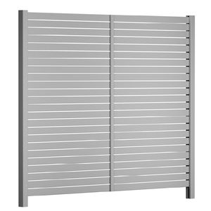 Usine directement jardin cour clôture panneaux aluminium intimité clôture écrans cours avant clôtures extérieures - Product Image 5