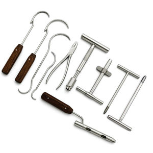 Ensemble d'instruments orthopédiques K de haute qualité, tendeurs de fil standard, passe-fils, 10 pièces, manuel, acier inoxydable allemand, réutilisable, CE - Product Image 4