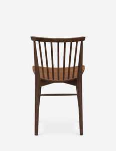 เก้าอี้รับประทานอาหารไม้สักแท้หุ้มเบาะ ดีไซน์เรียบง่าย ทันสมัย เป็นมิตรกับสิ่งแวดล้อม ทนทาน ออกแบบตามหลักสรีรศาสตร์ สำหรับเฟอร์นิเจอร์โครงการตกแต่งภายใน - Product Image 4