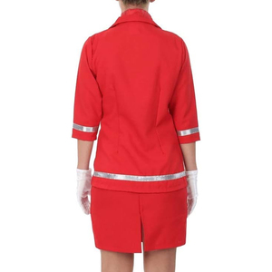 Uniforme de Azafata de Alta Calidad para Mujer, Ropa de Vuelo de Poliéster/Algodón, Manga Larga, Logotipo y Talla Personalizables - Product Image 4