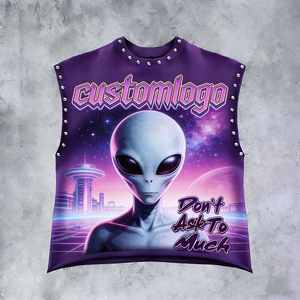 เสื้อกล้ามพิมพ์ลายกราฟิกตามสั่ง ผ้าหนา GSM 100% คอตตอน คุณภาพพรีเมียม ระบายอากาศได้ดี แห้งเร็ว เป็นมิตรกับสิ่งแวดล้อม - Product Image 5