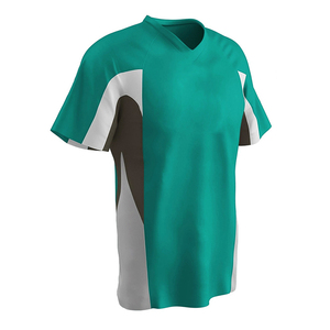 Ensemble d'uniformes de baseball personnalisés pour hommes, maillot bleu royal, pantalon blanc, sublimé, anti-humidité, manches courtes, col en V, coupe classique - Product Image 5