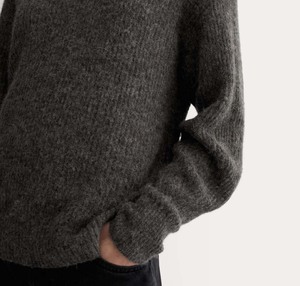 Padded Feel Women's Knitted Sweater - Extra Warm Winter Pullover - Soft Solid Color Female Heavy Knit <b>Jumper</b> Breathable - Product Image 4
