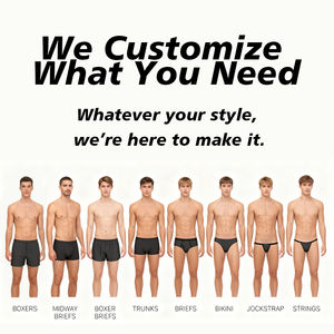 Calzoncillos Boxer de Algodón Lisos para Hombre, Calzoncillos Personalizados para Niños con Servicio OEM en Venta - Product Image 4