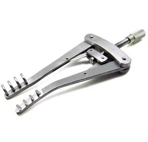 Alm Eye Retractor 4x4 Prongs 7cm et 10cm Acier inoxydable de haute qualité Instruments ophtalmiques réglables Spéculum Retractor - Product Image 3