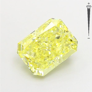 Diamante Cultivado en Laboratorio con Certificación IGI, Corte Radiante de 2.01 CT, Color Amarillo Fantasía, Claridad VS1, CVD LG 792671008, ROYAL GEMS PARA JOYERÍA - Product Image 1