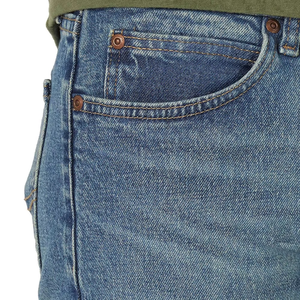 Jeans Rectos para Hombre de Alta Calidad, Peso Medio, Casuales, Transpirables, 100% Algodón, Precio Bajo, OEM - Product Image 5