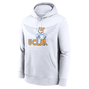 Wholesale Custom Logo Front UCLA Bruins Cotton Fleece Pullover <b>Hoodie</b> Unisex Kangaroo Pocket Casual Winter Streetwear Windproof - Product Image 1