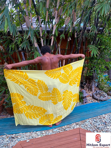 Pareo de plage hawaïen personnalisé, sarong tropical, Fidji, Samoa, Bora Bora, fournisseur de services de fabrication sur mesure en Inde - Product Image 5
