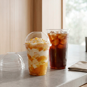 Clear PET <b>Plastic</b> <b>Cups</b> With Lids Factory Wholesale PP Disposable 16 24 oz PP/PET <b>Plastic</b> <b>Cup</b> Ice Coffee - Product Image 5