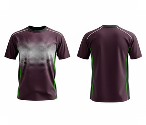 Premium <b>Polyester</b> Sublimation <b>T</b>-<b>Shirt</b> | Moisture Wicking Sports Tee Men Women Adult | Lightweight Quick Dry Short Front Option - Product Image 3