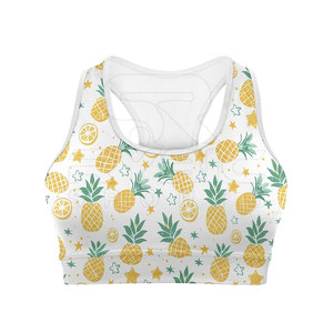 Premium Moisture Wicking Women Sublimation Sports Bra With Four Way Stretch Fabric For Yoga Fitness Training And Daily Wears - Product Image 3