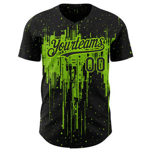 Camiseta de Béisbol para Hombre de Alta Calidad a Precio Económico, 100% Poliéster Transpirable, Cuello en V, Nombre del Equipo y Marca Personalizados, Sublimada y Personalizable - Product Image 5