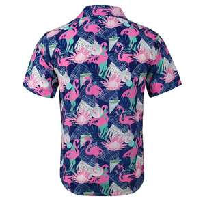 Camisa Hawaiana Personalizada de Manga Corta para Hombre, Camisa Hawaiana con Estampado Personalizado para Verano, Aloha Beach Resort - Product Image 2