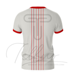 Último diseño personalizado impreso sublimación diseño transpirable Unisex fútbol desgaste fútbol uniforme malla fútbol Jersey para hombres - Product Image 4