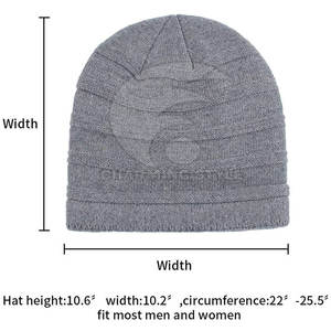 Venta Directa de Fábrica, MOQ Bajo, Gorros de Lana a Bajo Precio, Gorros de Lana de Marca Privada para Venta en Línea, Jacquard - Product Image 2