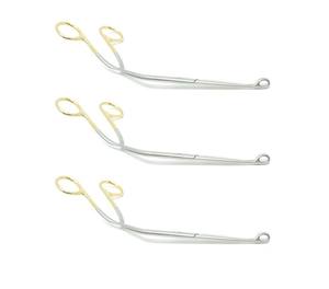คีมจับสีทองแบบใช้มือ ยี่ห้อ Magill Forceps ขนาด 8 นิ้ว คุณภาพพรีเมียม สำหรับเด็ก ใช้ในหู คอ จมูก  สำหรับการดมยาสลบ  ใช้ในกรณีฉุกเฉิน  ใช้ในทางการแพทย์  สำหรับการช่วยหายใจ  ผลิตโดย Dentavex - Product Image 6