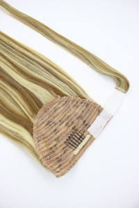 Cola de caballo cabello humano vietnamita recto doble dibujado extensiones de cabello al por mayor sin enredos de desprendimiento - Product Image 4