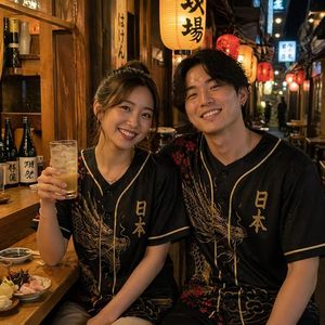 Maillot de baseball japonais personnalisé - Chemises de sport personnalisées avec nom et numéro pour la fierté japonaise - Cadeaux uniformes de softball pour hommes, femmes et enfants - Product Image 4