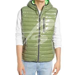 Gilet matelassé léger et compressible pour homme, chauffe-corps d'hiver, sans manches, imperméable, avec fermeture éclair, col rond, grandes tailles - Product Image 4