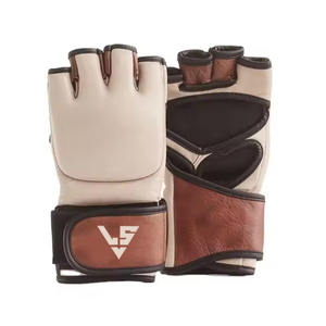 High Quality Open Finger Training Gloves Manufacturer Custom Logo Kickboxing Grappling Training Gloves - Product Image 1