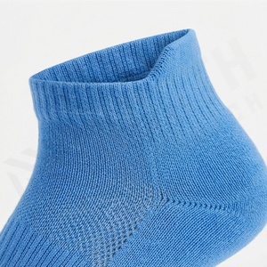 Crew <b>Socks</b> Solid Blue 100% Cotton Breathable Knitted Regular Fit Adults Daily Wear Spring Season - Product Image 4