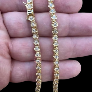 Collier de tennis de luxe, pendentifs et breloques en bijouterie fine, argent 925, moissanite VVS, chaîne streetwear pour hommes et femmes - Product Image 3