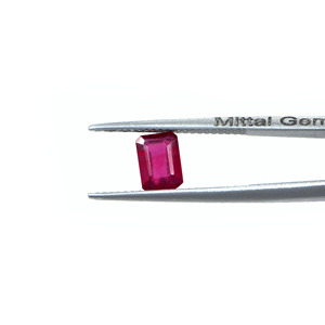 Rubis naturels de Bangkok, octogones calibrés 6x8mm, pierres précieuses de rubis naturelles facettées pour la fabrication de bijoux, prêtes à l'emploi - Product Image 2