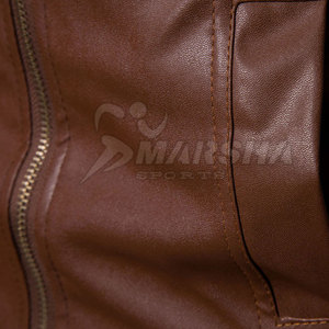 Veste en cuir pour homme, nouvelle mode, coupe-vent, vente en gros à prix réduit - Product Image 5