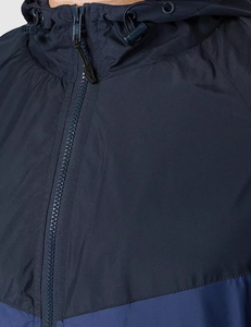 <b>Mens</b> Two Tone Windbreaker <b>Jacket</b> Lightweight Hooded Zip Up Waterproof Windproof Outdoor Casual Sports <b>Running</b> Coat - Product Image 4