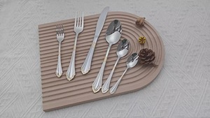 Juego de cubiertos de acero inoxidable de diseño elegante y hermoso, venta al por mayor, decoración de cocina personalizable a precios asequibles. - Product Image 6