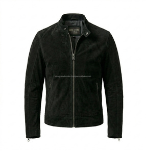 Nueva Chaqueta Bomber de Cuero Vintage para Hombre, Corte Slim, Textura Granulada, Impermeable, Resistente al Viento, Hecha a Medida, OEM - Product Image 6