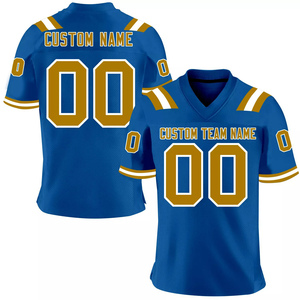 Hot Sale Customizable American <b>Football</b> Hip Hop Jersey T-<b>Shirt</b> 100% Polyester Four-Way Stretch Eco-Friendly Unisex Short Sleeve - Product Image 2