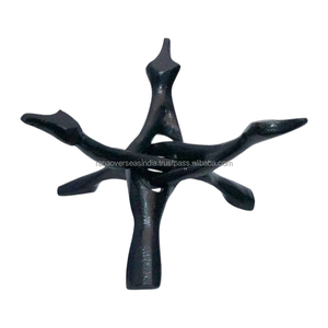 Support trépied robuste en métal pour coquille d'ormeau, boule de cristal, coupelles à bijoux, géodes et autres objets lourds - Product Image 5