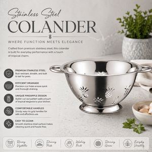 ชุดกระชอนสแตนเลสลายสับปะรดคุณภาพเยี่ยมสำหรับครัว - Product Image 3