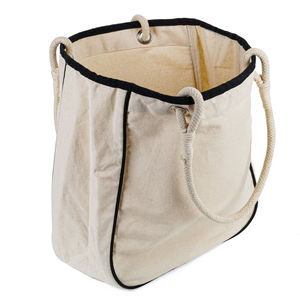 Sac de transport élégant en coton biologique tissé avec logo personnalisé, faible MOQ, mignon, large et léger pour accessoires capillaires, élastiques et ceintures - Product Image 5