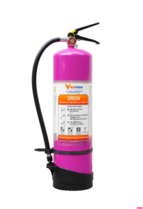 Extincteur à mousse multi-usages ORION 6 litres à base d'eau, propulseur N2, indice 1A 55B, exclusivement pour les incendies de batteries au lithium - Product Image 1