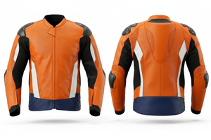 Chaqueta de Motocicleta de Cuero Genuino con Paneles de Malla, Venta al por Mayor, Se Acepta Marca Privada, Protección Completa del Cuerpo - Product Image 3