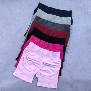 Shorts Deportivos de Cintura Alta para Mujer, Sin Costuras, con Efecto Push-Up, para Gimnasio, Yoga, Entrenamiento, Ropa Deportiva, Logotipo Personalizado OEM - Product Image 3