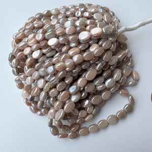 ลูกปัดมูนสโตนเคลือบผิวเรียบ รูปไข่ สำหรับทำเครื่องประดับ คุณภาพสูง - Product Image 5