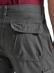 Pantalones Cortos de Golf para Hombre, Premium, Transpirables, de Cintura Media, con Botones, Logotipo Frontal, Tejido Sólido de Poliéster, Casuales, Elásticos, para Verano - Product Image 4