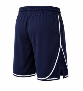 Shorts pour hommes bleu marine à séchage rapide, style Bermuda, avec bande latérale et cordon de serrage à la taille, décontractés, pour le fitness et les athlètes, faible MOQ - Product Image 3